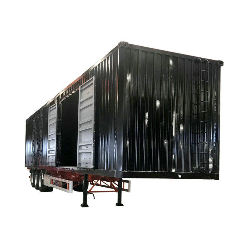 Full Cargo Trailer 3axles Dolly Lorry
