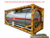 20FT Stainless Steel Yellow Phosphorus Tank Container with Heating Insulated System
