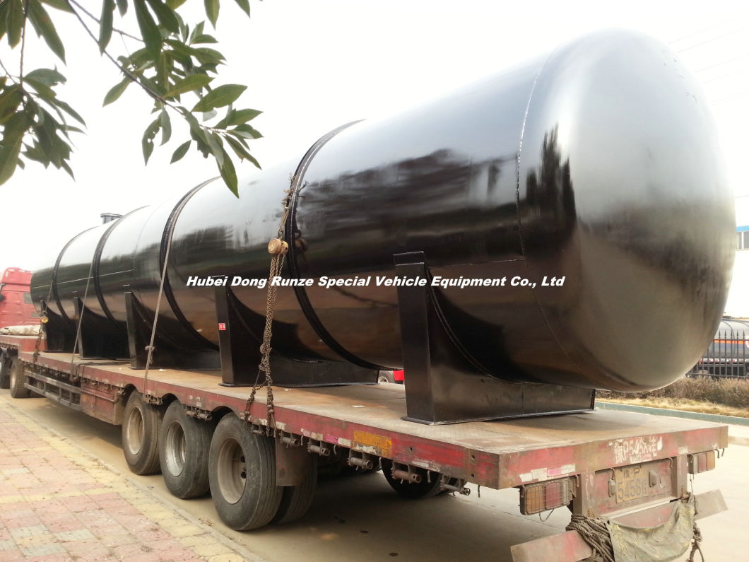 Acid Storage Tank for Oil Fied Chemical Contain Hydrochloric Acid 120cbm Horizontal