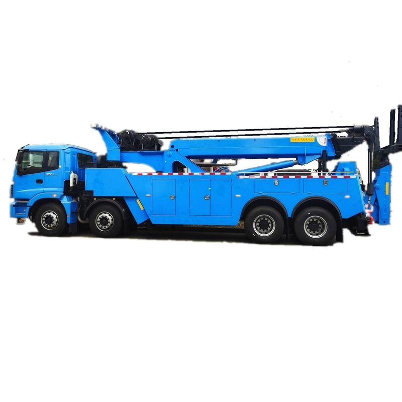 8x4 FOTON 3134 Rotator Recovery Truck Vehicle with Two Hydraulic Winch 250KN Towing 50T 