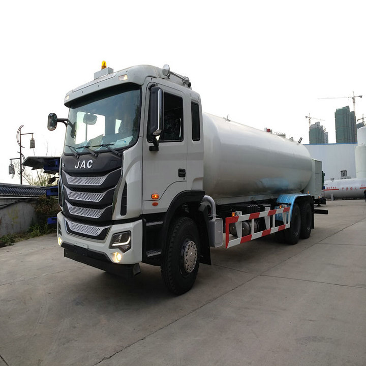 JAC Liquefied gas tank truck with filling system LPG Bobtail tanker (15)