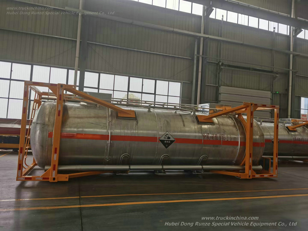 Nitric Acid Above 70% Storage Transport Tank Container (HNO3 Aluminium Tank )