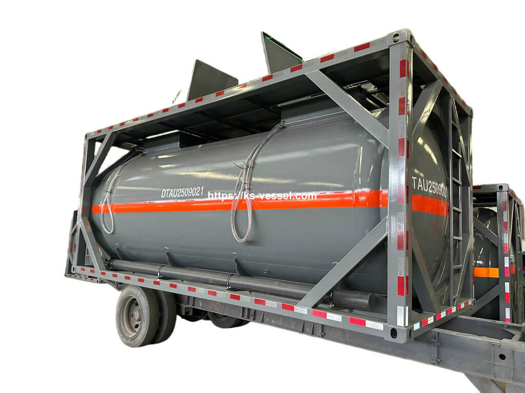 Advantages And Disadvantages of Different Material Storage T8 T14 PE / PTFE Lined ISO Tank Container for Electronic Grade Hydrogen Peroxide (H₂O₂) HCL,KOH
