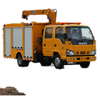 ISUZU Generator Engineering Rescue Truck Mounted 2T Telescope Boom Crane 