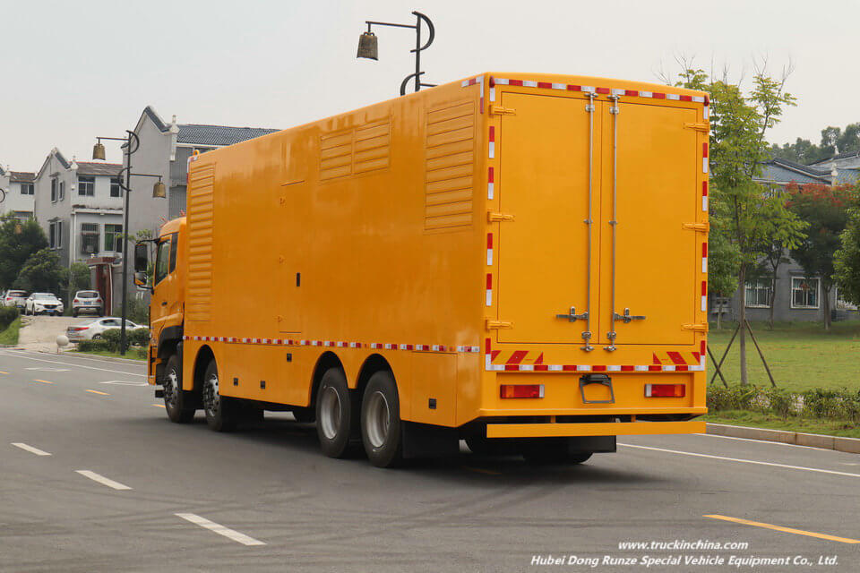 Mobile Emergency Power Supply Truck 1000kw Power Supply trucks (3)