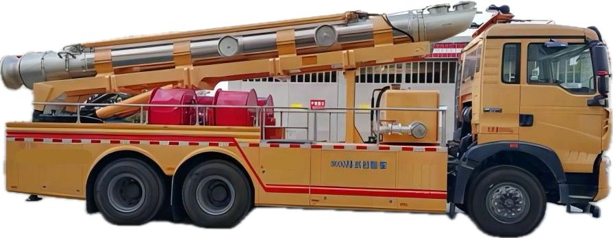 HOWO Vertical Pump Water Supply Drainage Rescue Truck 4000m3/h 