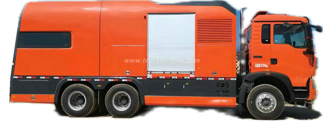 Custom HOWO Flood Drainage Water Rescue Truck 3000m3/h 