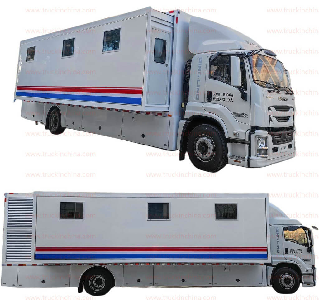 Dong Runze GIGA Mobile P2 PRC CT Lab Clinics Medical Truck