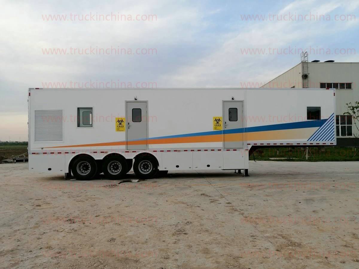 Digital X-ray inspection truck Mobile CT medical semi-trailer (4)