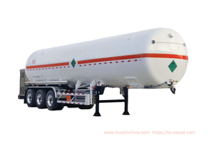 3 Axles 35 M3 26T Cryogenic Liquid Nitrogen Tanker Semi-Trailer 