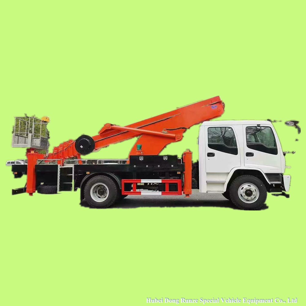 ISUZU Aerial Platform bucket Truck for manlift (20)