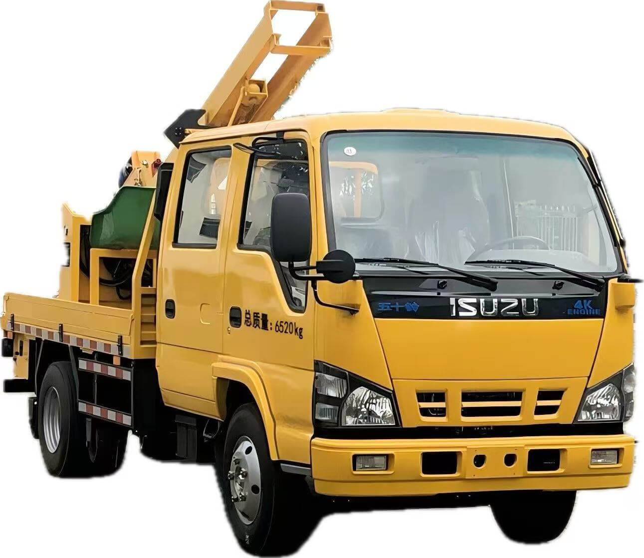 Customize ISUZU Truck Mounted Guardrail Post Driving And Drilling Equipment 