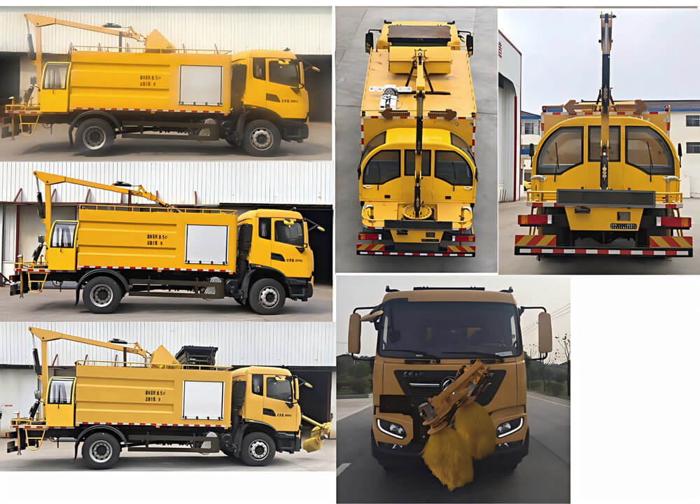 Dongfeng Guardrail Tunnel wall cleaner truck (8)_1
