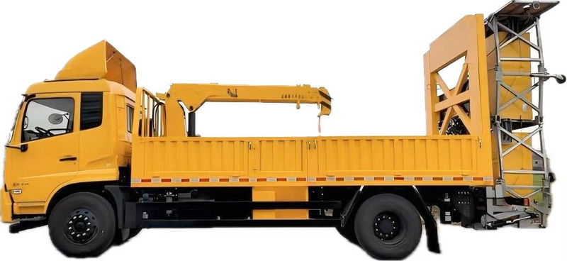  Customize DFAC Truck Mounted 3 T Telescopic Crane & Attenuator TMA 