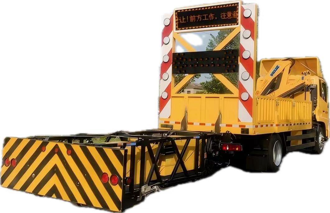  Customize Dongfeng Truck Mounted 3 T Hoist Crane & Attenuator TMA 