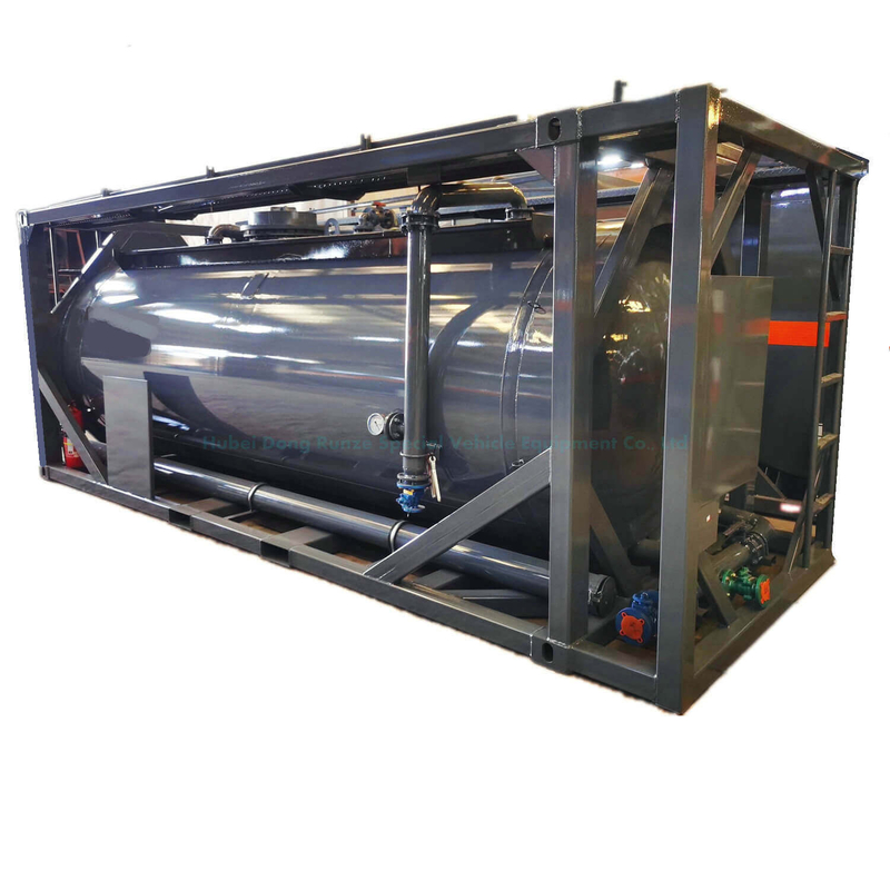 Sulfuric Acid Container Tank Lined LLDPE 16mm with Acid Pump Q235B+PE