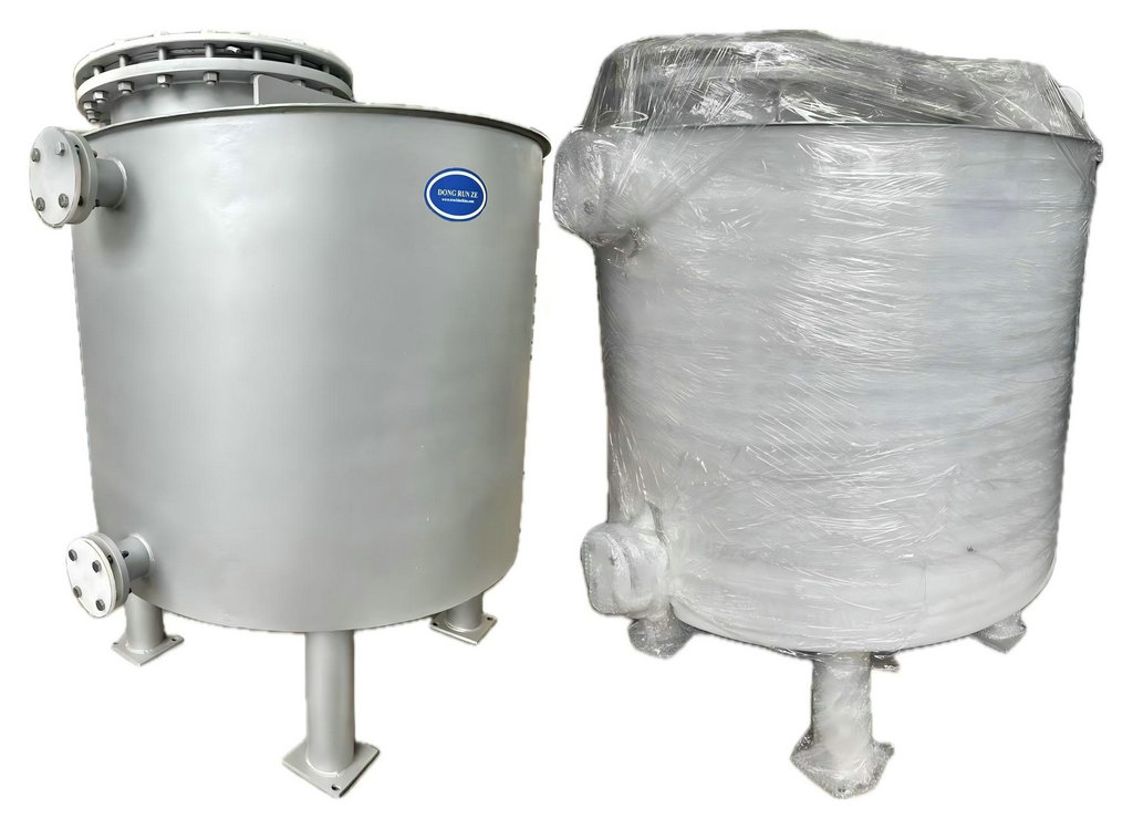  1000L SS304 Stainless Steel Lined PE Plastic Tank for Hydrochloric Acid to GUAYAQUIL, EC