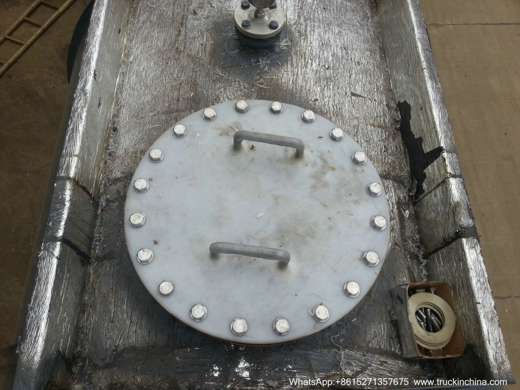 3 Axles Ammonium Hydroxide Tanker Trailer (Steel Tank Lined PE For Ammonia Water, Hydrochloride Acid, Pickling Waste Water, Chemical Liquid 8000USG -10000USG)