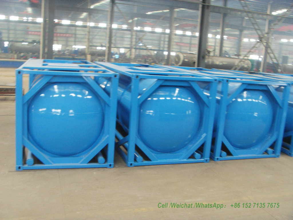 ISO Tank Container 20FT for Wast Water (Carbon Steel/Lined PE /Stainless Steel SS304 Transport Sewage Wast Water, Wast Oil, Wast chemical liquid)