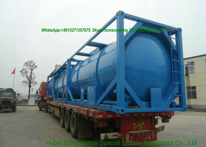 ISO Tank Container 20FT for Wast Water (Carbon Steel/Lined PE /Stainless Steel SS304 Transport Sewage Wast Water, Wast Oil, Wast chemical liquid)