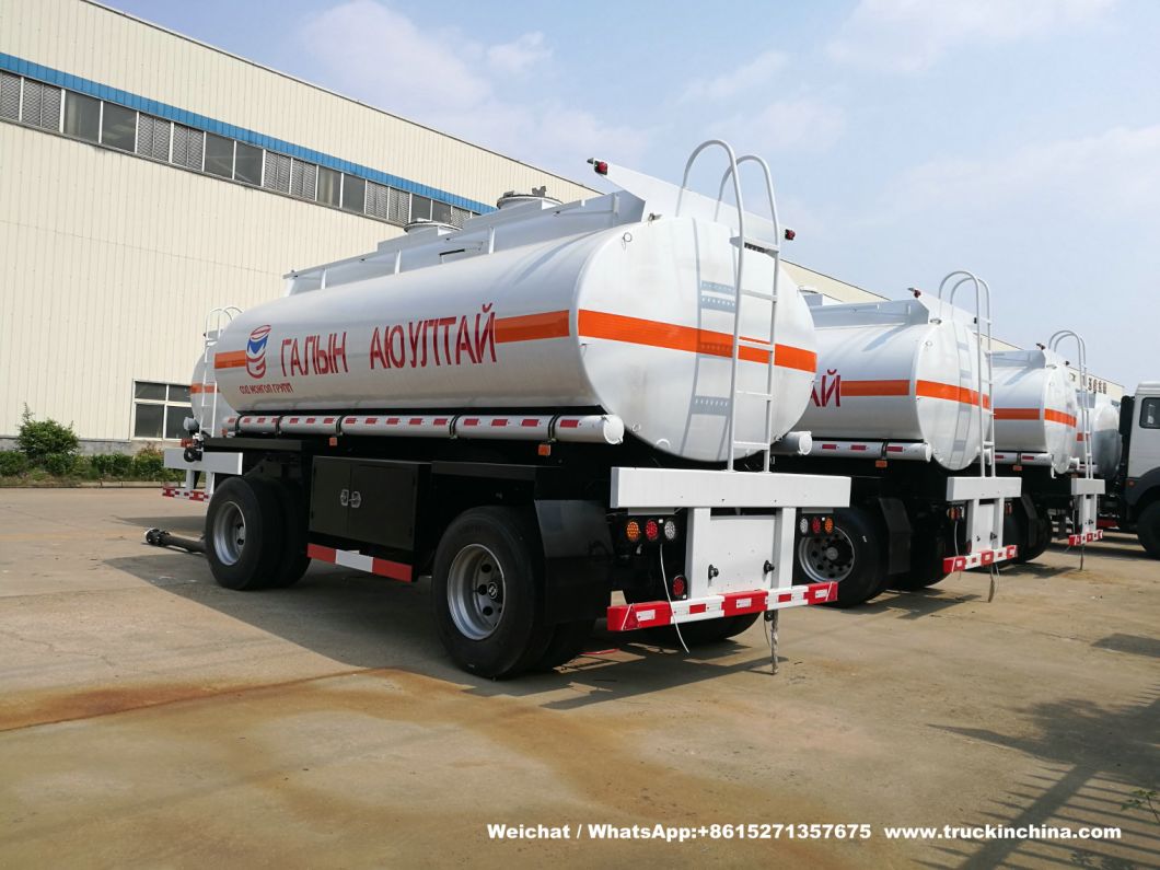 Customize 15t -25t Drawbar Oil Tanker Trailers (Tractor Dolly Trailer Full for Fuel/Water/Oil/Diesel Trailer Pup Tanker Truck)