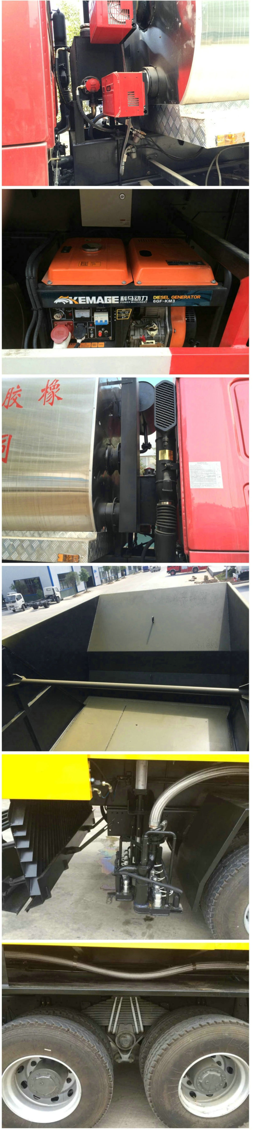 HOWO Synchronous Chipsealer (Sinotruk 9m3 Bitumen Tank and 14m3 Gravel Tank asphalt)