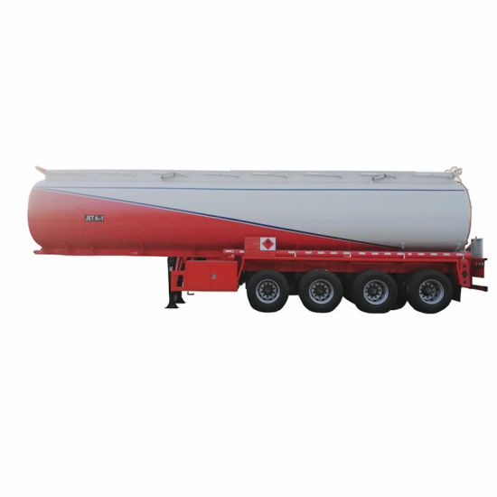 Crude Oil, Diesel Jet A-1 Transport Tank Semi Trailer (60000L 60Cbm 60M3 Aluminum Tanker)
