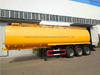 Dangerous Acid Tank Trailer (Steel Lined Plastic LLDPE 16mm Customize Tanker Capacity 28 -45M3)