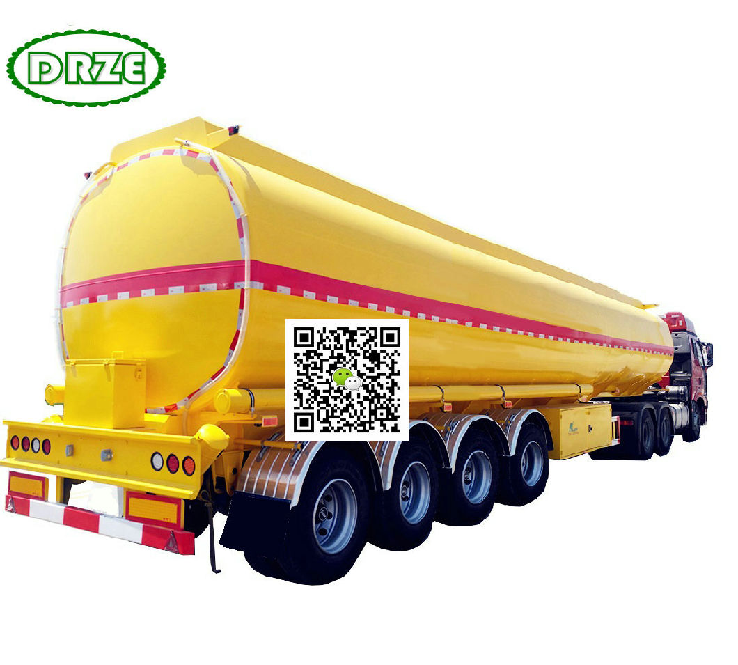 Dangerous Acid Tank Trailer (Steel Lined Plastic LLDPE 16mm Customize Tanker Capacity 28 -45M3)