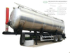 Wheat Flour Bulk Tanker with Tipping Hydraulic Cylinder (6000USG-10000USG Wheat, Flour, Bulk Powder Aluminum Alloy Tipper Tanker Truck)