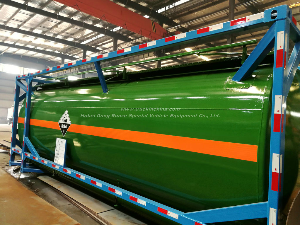 Hydrocyanic Acid Tank Container ISO 20FT-30FT (Hydrogen Cyanide HCN) Un 1051 Portable Tank Steel Lined LDPE also for HCl (max 35%)