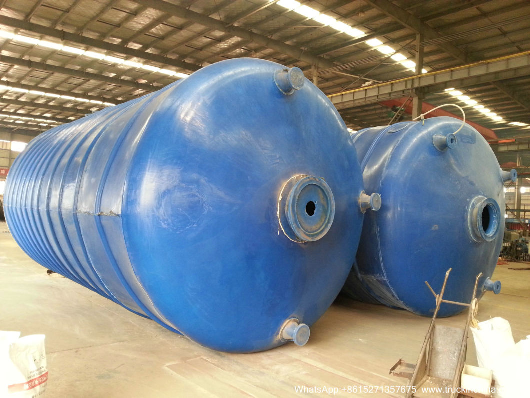 Customize Chemical Reactor Tank Acid Tower (10m3 -120 M3 Acid Storage Tank Mixing Tank Lined Reactor)