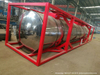 40FT Sulfur ISO Tank Container (Insulated Cladding Stainless Steel 316L Tank for Liquid Molten Sulfur Transport Storage)