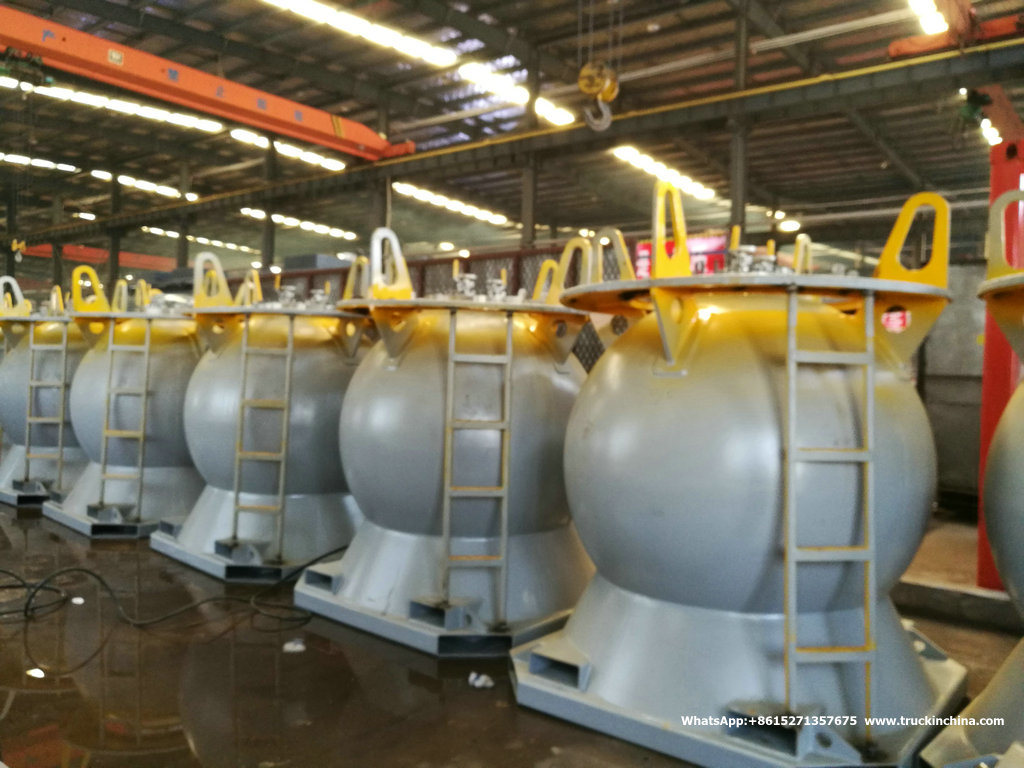 Stainless Steel Spherical T22 Portable Tank 1.6cbm 316L (T22 ISOTANK Portable Pressure Vessel)