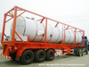 Customising 40FT Stainless Steel Tank Container with Insulation Steam Heating for Phosphorus Chemeical Liquid Transport