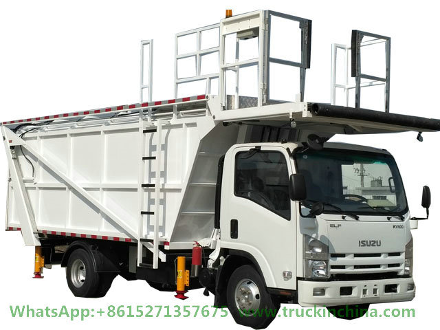 Airport Aircraft Garbage Collector Waste Receiving Vehicle (ISUZU JMC)