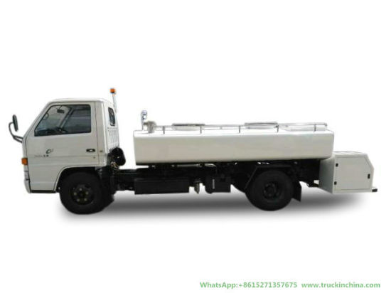 Jmc Aircraft Lavatory Service Truck Clean Water Tank 1200L Sewage Tank 3000L (Aircraft Sewage Tanker With Vacuum Pump Electric Diesel Vehicle)