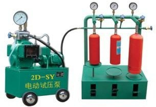 Hydrostatic Testing Machine, Air Pressure Testing Machine - Fire Extinguisher Check Device Hydrotest Rig
