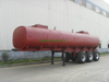 Tri Axles Hydrofluoric Acid Tanker Trailer (Hydrochloride Acid HCl 35% Tank Capacity 33, 000L Muriatic Acid)