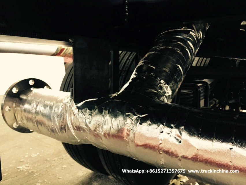 Isolated Tanker Trailer for Carrying Asphalt in Hot Emulsion Molten Sulfur (3 BPW Axles)