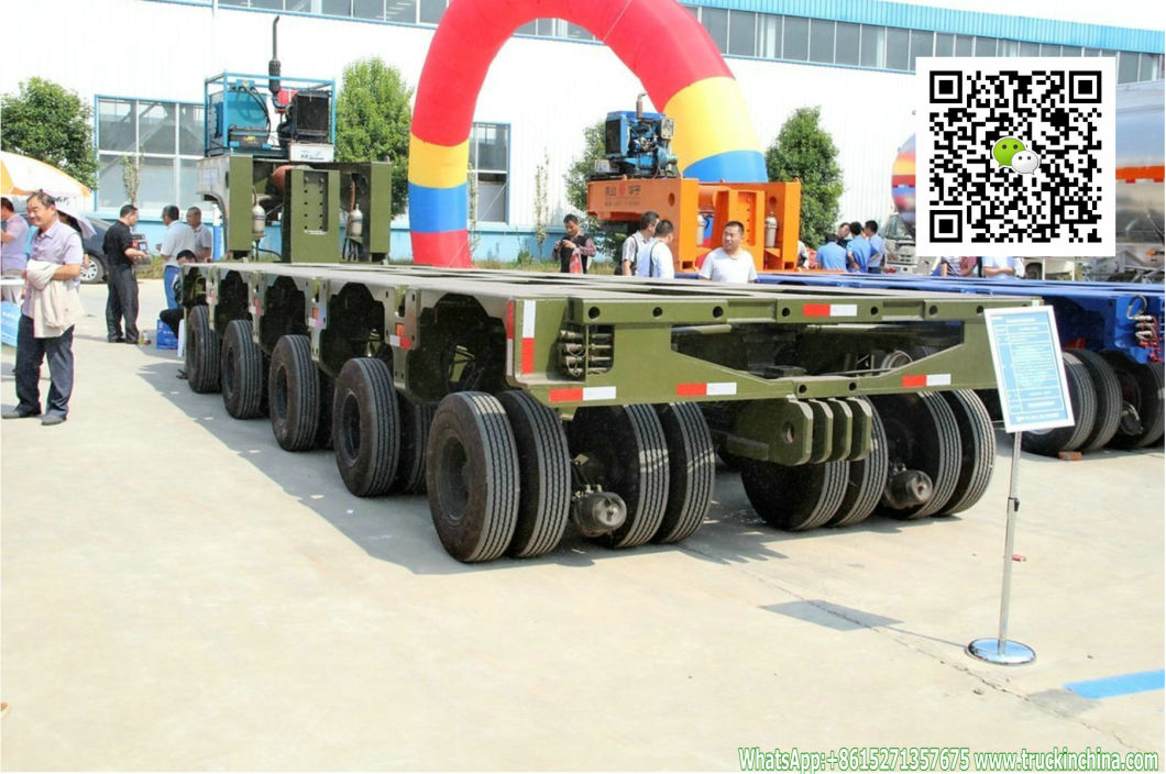 Heavy Hauler Hydraulic Multi Axles Lowbed Trailer
