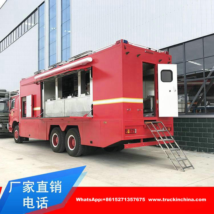 HOWO Awd 6X6 Military Mobile Kitchen Truck (Military Offroad Food Cooking Truck)