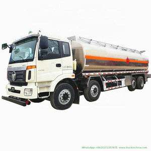 Foton Aluminum Alloy Fuel Tanker (8X4Mobile Oil Refueling Bowser Truck 30cbm Diesel Delivery Refueling Truck 12wheels)