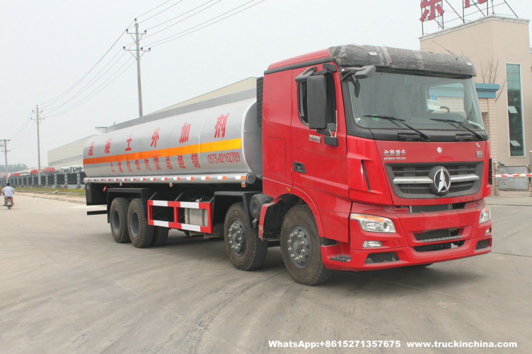 Beiben Stainless Steel Tanker Trucks V3 for Transport Concrete Water Reducing Admixture
