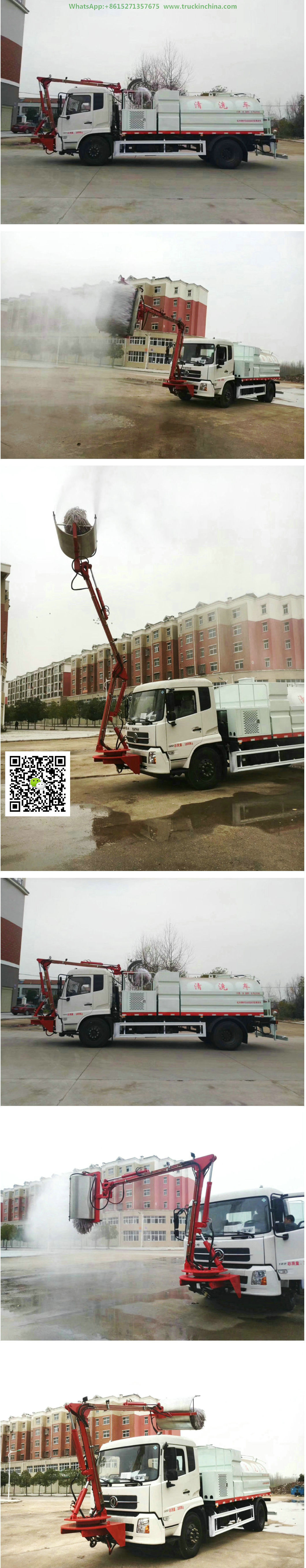 Kingrun Tunnel Cleaning Vehicle Multi-Function Cleaning with High Pressure Washing System