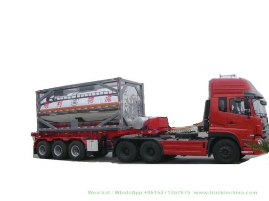 20FT ISO Tank for Toxci Yellow Phosphorus Stainless Steel Insulated Tank Container with Steam Heating System (20000 Liter)