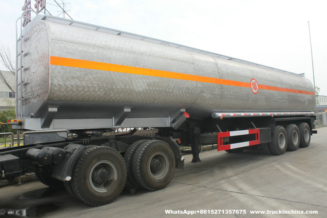 Heavy Stainless Steel Tank Trailer for Food Oil, Ethanol, Liquor, Win (40-60T Polished Stainless Tanker)
