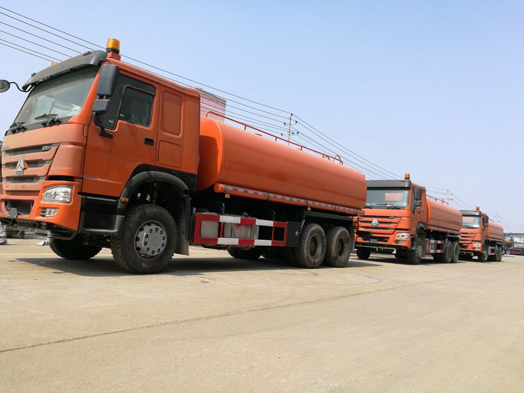 Sinotruck HOWO 6X4 Water Tank Bowser Truck Capacity 15 Tons 18 Tons 20 Tons Water Sprinkler Truck (336HP 371HP 15000L 18000L 20000L)