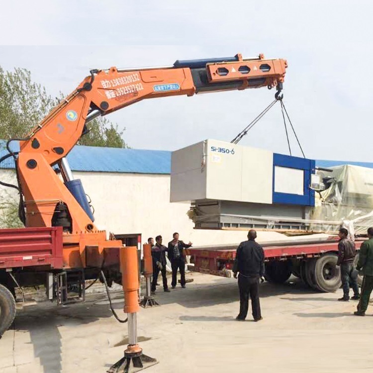 Dongfeng Hydraulic Truck Mounted Crane 80ton Sq1600zb6 Max Lifting Moment 1600 Kn. M