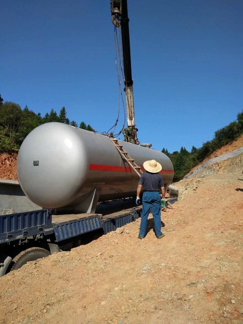 LPG Storage Tank Technical 60cbm Bulk LPG Gas Tank 60000liters (30ton LPG Gas) Storage